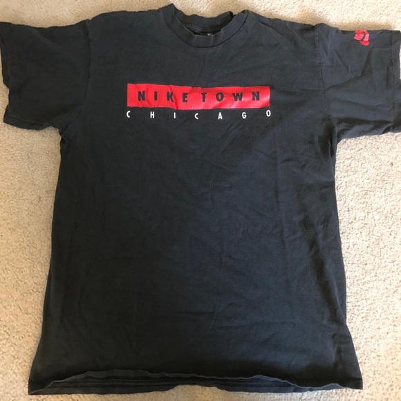 Nike Other - Jordan Nike Town Vintage T-Shirt Small Black & Red